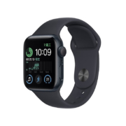 京东百亿补贴:苹果（Apple） 手表se2 2022新款 iWatch SE2电话智能运动手表男女通用款 午夜色 蜂窝款 44mm