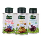 碧欧奇（Biojunior）150ml进口亚麻籽油食用添加油无苦味宝宝可热炒 亚麻籽油150ml*2