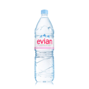 依云（evian）法国原装进口 evian依云矿泉水 1.5L*6瓶 整箱装