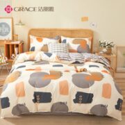 GRACE 洁丽雅 亲肤四件套 流光印象 200*230cm