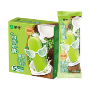 限北京！MENGNIU 蒙牛 绿色心情椰奶绿莎莎口味雪糕70g×5支/盒