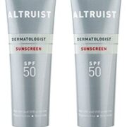 不泛白搓泥！Altruist 防晒霜 SPF50 100ml*2支装  到手约￥64.66