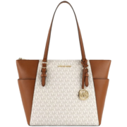 迈克.科尔斯（MICHAEL KORS）MK女包 奢侈品Charlotte托特包单肩包 香草白35T0GCFT3B