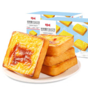 百草味 岩烧牛乳吐司 面包400g*2
