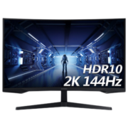 三星 玄龙骑士G5 31.5英寸2K电竞144Hz 1ms响应 1000R曲面电脑液晶显示器 C32G55TQWC/QBC