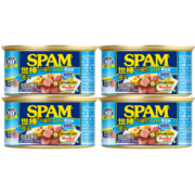 世棒（SPAM）午餐肉 火腿罐头198g  手抓饼伴侣 火锅食材 清淡口味198g*4