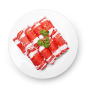 大希地 精制肥牛卷500g 冷冻鲜嫩牛肉卷 国产牛肉片 火锅食材生鲜