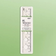 杰利 透明塑料洞洞尺 15cm