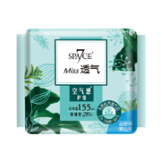PLUS会员、概率券：七度空间（SPACE 7）MISS透气 丝柔极薄 日用卫生巾 155mm*20片