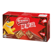 雀巢（Nestle） 脆脆鲨威化饼干盒装巧克力饼干休闲零食品节日礼盒零食大礼包 【盒装24条】牛奶味480g