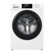 海尔（Haier）滚筒洗衣机8公斤家用全自动变频一级能效节能小户型智能香薰除菌中途添衣小型白色超薄滚筒洗衣机 8KG小滚筒+435mm超薄机身+525大桶径