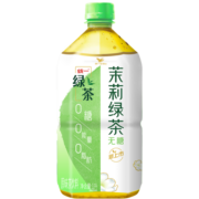 统一无糖茉莉绿茶 无糖茶 1L*8瓶 整箱装