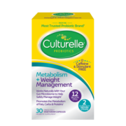康萃乐Culturelle 益生菌乳酸菌成人胶囊 益生元BPL1瘦子菌平衡肠胃菌群 体重管理30粒/盒(原装进口)