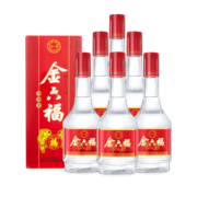 金六福 双福星 浓香型白酒 50度 475mL*6瓶 整箱装