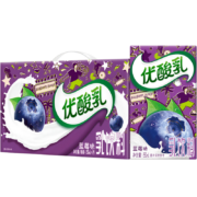 限地区、概率券：yili 伊利 优酸乳 蓝莓味250ml*24盒/箱*4件