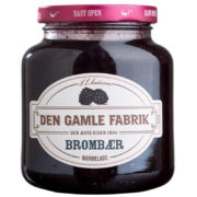 丹麦原装进口，Den Gamle Fabrik/DGF 大颗粒草莓味/橙子味/玫瑰接骨木花果酱380g