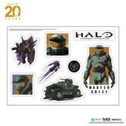 【FANTHFUL】光环HALO 20周年纪念贴纸套装 主机电脑装饰游戏周边