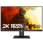 KOIOS K2723QG 27英寸2K 165Hz NanoIPS 1MS 窄边框电竞小金刚显示器 黑色