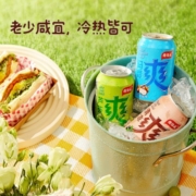 杨协成 清凉爽 清凉茶含仙草冻果肉果粒植物饮料300ml*6罐