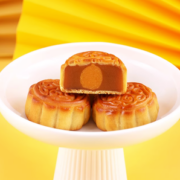 11点！黄金兴 蛋黄莲蓉月饼 4个