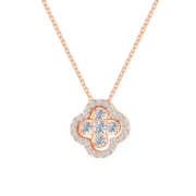 PLUS会员：CHOW TAI SENG 周大生 女士四叶草项链 S 1PC1066