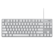 罗技（Logitech）K835机械键盘 有线键盘 游戏办公键盘 84键 白色 TTC轴 青轴