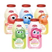界界乐（Jelley Brown）乳酸菌饮料 牛奶乳品 缤纷口味含益生菌 95ml*16瓶 进口奶源