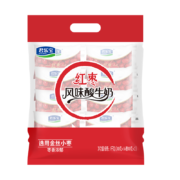 plus会员：君乐宝 红枣酸奶 100g*10袋 低温酸奶生鲜风味酸牛奶