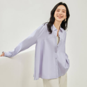 5日10点：DUIBAI 对白 女士珍珠纽扣衬衫 DDC005C