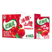 限学生、plus会员:伊利优酸乳冰糖山楂味250ml*24盒/箱*2件