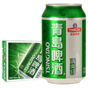 青岛啤酒（TsingTao）清爽8度330ml*24听 整箱装 （新老包装随机发放）