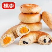 桃李 贝果全麦面包欧包 640g