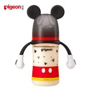 Pigeon 贝亲 奶瓶新生婴儿ppsu宽口径 240ml(L奶嘴 6-9个月)经典米奇