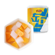 京喜小程序：林家铺子 左右双色 椰果黄桃混合水果罐头 200g*4