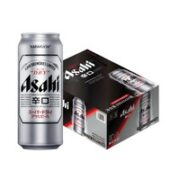Asahi 朝日啤酒 超爽生啤500*15罐 听装国产啤酒 整箱