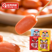 超级补贴：起亮食品 多力小肉枣台式烤肠 11g*10包（20粒）口味任选