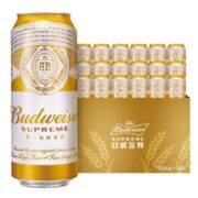 Budweiser 百威 金尊啤酒 单一品质麦芽 部分临期 保质期10月中旬至24年一月 金尊500*18 整箱