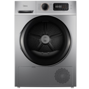 美的（Midea）智能家电热泵式烘干衣机 家用大容量除菌除螨消毒滚筒式 紫外线除菌祛除宠物毛发 MH100VTH707WY