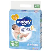 尤妮佳（MOONY）纸尿裤畅透全新升级新生儿尿不湿 NB76片0-5kg男女通用