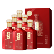 金六福五粮酿造粮食酒【中秋送礼】50.8度浓清兼香型白酒礼盒酒水自饮 窖陈拾贰500ml*2瓶