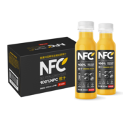 农夫山泉NFC橙汁果汁饮料 100%鲜果冷压榨 橙子冷压榨 300ml*24瓶 整箱装