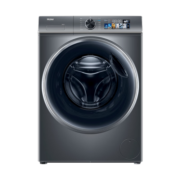 海尔（Haier）洗衣机【直驱精华洗2.0】全自动滚筒 10公斤大容量家用变频智能投放巴氏除菌晶彩大屏智慧洗洗衣机 10KG极夜灰单洗+精华洗2.0+直驱变频+防生锈