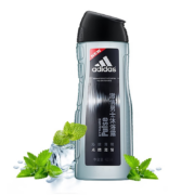 PLUS会员：adidas 阿迪达斯 男士活力沐浴露 400ml*8件