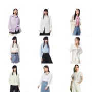太平鸟【衬衫合集】太平鸟秋季女士衬衫衬衣长袖翻领纯棉 主题纹样印花衬衫 M