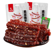 概率券、plus会员：比比赞 BIBIZAN 素豆角干辣条香辣味180g