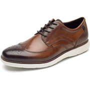 Rockport 乐步 Garett Wingtip 男士真皮布洛克烤花牛津鞋CH4305