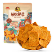plus会员：刺猬阿甘 花椒锅巴 花椒味办公室休闲零食膨化小吃75g/袋*2