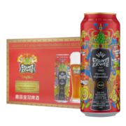 皇冠 精酿系列小麦啤酒 500ml*24听整箱装 德国进口白啤