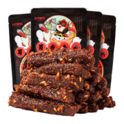 88VIP：Three Squirrels 三只松鼠 蜀香牛肉麻辣味 100g*4袋
