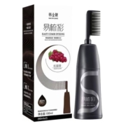 超级补贴：韩金靓 易梳彩植物染发剂180ml 多色可选
